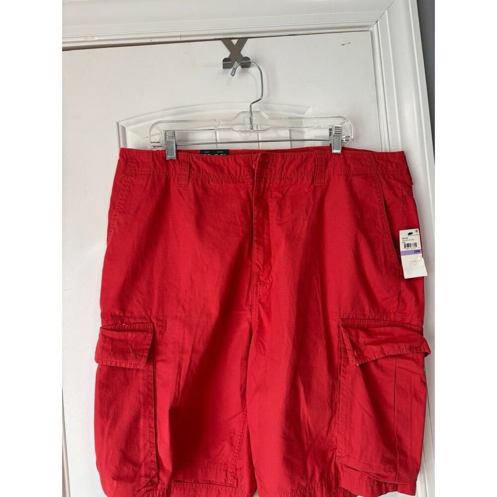 Nautica Men's Cargo Shorts Size 38 Mars Red Classic Fit‎